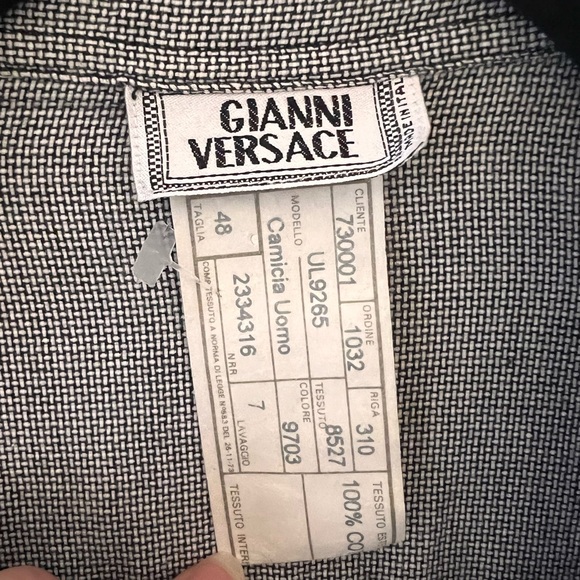 COPY - VERSACE  casual button down Shirt - Picture 4 of 6